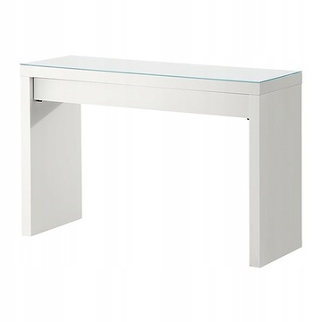 IKEA __stolik biurko stolik toaletka biała__ MALM_