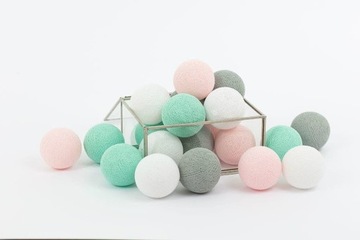 Zestaw lampek Cotton Balls Mariposa 35 kul