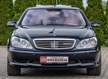 Mercedes Klasa S W220 Sedan 5.0 V8 (500) 306KM 2002 MB w220 S 500 v8 306PS 55AMG Long 120TKM Full Opcja Jak Nowa Gwarancja!, zdjęcie 33