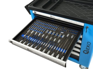 Тележка для инструментов Шкаф для мастерской с оборудованием Geko 243 BIG Tools