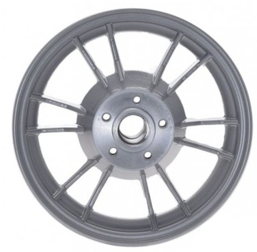 KOŁO OBRĘCZ 9 CALI MOTORYNKA SREBRNA