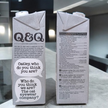 Oatly Barista Овсяный напиток 1 л барное молоко