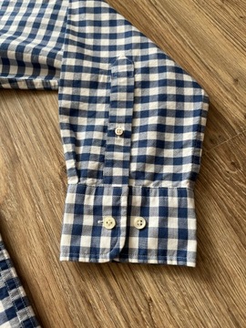 GANT THE OXFORD GINGHAM REGULAR FIT MĘSKA KOSZULA KRÓTKI RĘKAW R. XL 43/44