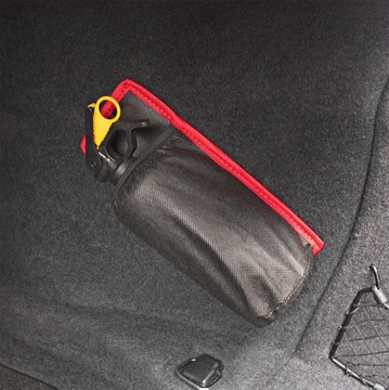 ДЕРЖАТЕЛЬ АВТОМОБИЛЬНОГО ОГНЕТУШИТЕЛЯ НА БАГАЖНИК С КРЕПЛЕНИЕМ НА ВЕЛКРО КРАСНЫЙ