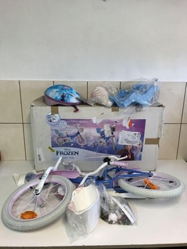 АТЛАС. ВЕЛОСИПЕД ДЛЯ ДЕВОЧЕК 16 ДЮЙМОВ, СИНИЙ/БЕЛЫЙ