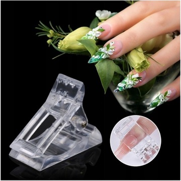 Зажимы для кончиков Nail art 10 шт.