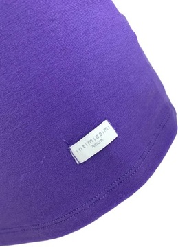 INTIMISSIMI TOP KOSZULKA ELASTYCZNA bawełna NATURAL JAKOŚĆ FIOLET M/38