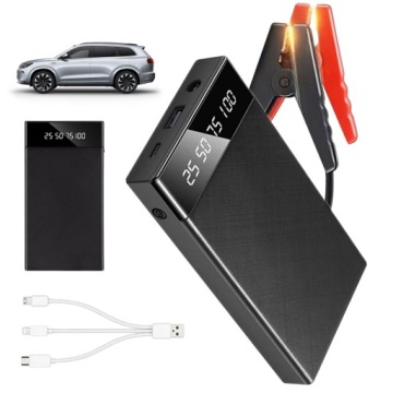 Přenosná Powerbanka 10000 Mah S Funkcí Automobilového Startéru 12 V