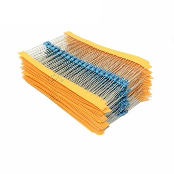 10x rezystor 22 Ohm tolerancja 1% moc 1/4W 22R