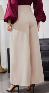 SHEIN ЖЕНСКИЕ ЭЛЕГАНТНЫЕ БРЮКИ, БЕЖЕВЫЕ 44 V9B
