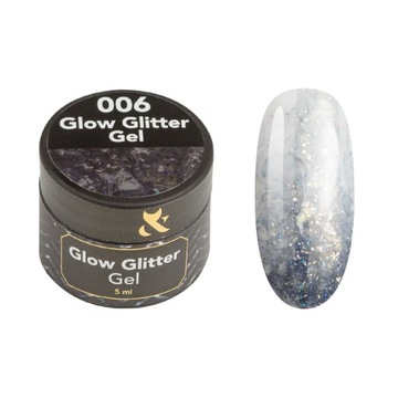 Żel do zdobień FOX Glow Glitter 006