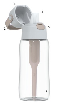 Бутылка с фильтром для капучино Dafi SOLID 0,5л HIT