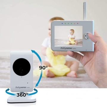 Монитор Babysense 7 входит в комплект радионяни Video V35.