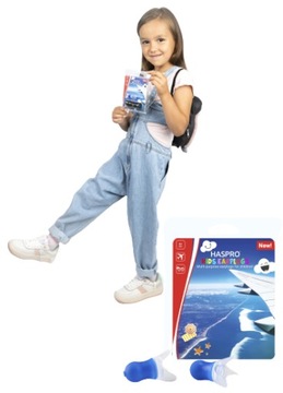 Zatyczki Do Uszu Dzięciece Stopery Dla Dzieci Haspro Fly Kids