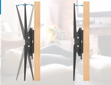 UCHWYT NA TELEWIZOR PERLESMITH 26-55'' 60kg