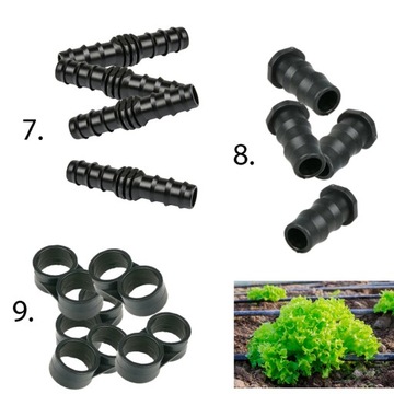 LINIA KROPLUJĄCA NAWODNIENIE Kompletny Zestaw do montażu 100m