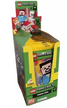 LEGO MINECRAFT KARTY SERIA 1 TCC - 10 saszetek - 60 KART