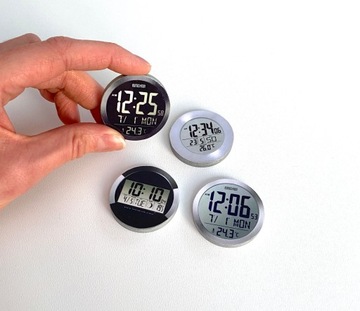 Miniaturowy zegar do domku dla lalek elektroniczny