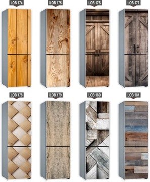 Самоклеящиеся обои шпонированные на холодильник 210х70 бамбуковый тростник