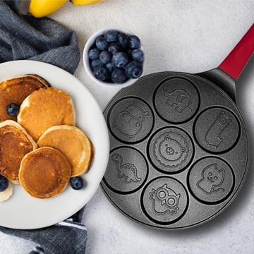 Patelnia do pancakes i placków i jajek Wesołe Zwierzaki 26 cm