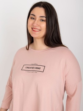 Женская асимметричная ТУНИКА PLUS SIZE с надписями