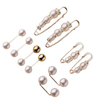 10x Broszka Pins Zestaw klipsów do szali Dekolt