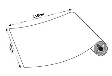 Белый глянцевый шпон для рулона столешницы мебели 50x150см