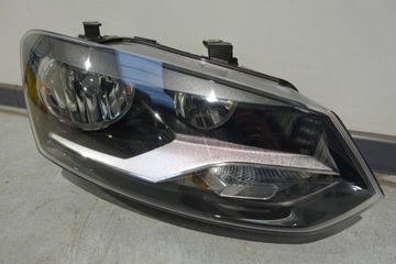 VW POLO V 6R 2010 LAMPA PRAWA REFLEKTOR PRZÓD PRAWY SUPER STAN MOCOWANIA