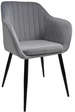 Fotel Dankor Design PIK X stalowy WELUR