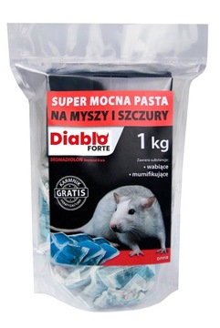 Сильный сильный ЯД ДЛЯ КРЫСНЫХ МЫШЕЙ и грызунов ДИАБЛО ФОРТЕ 3КГ