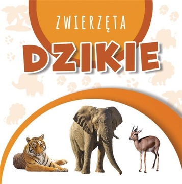 604778 KSIĄŻECZKA OBRAZKOWA SKŁADANA ZWIERZĘTA DZIKIE