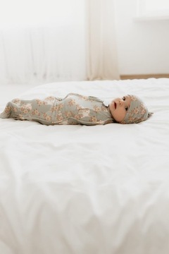 Пеленка FIRST STEP Vintage Animals Небесно-голубого цвета - Спальное место