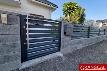 Современный алюминиевый пролет забора