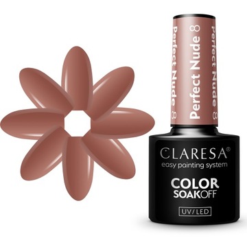 Гибридный лак для ногтей CLARESA Perfect Nude № 8, 5 г.