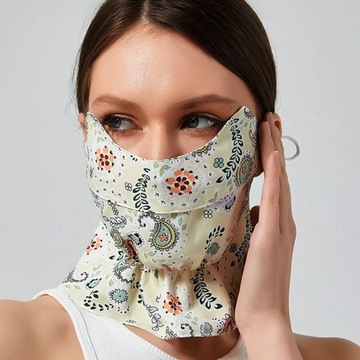 Летняя солнцезащитная маска с защитой от ультрафиолета, дышащая маска для защиты глаз и шеи