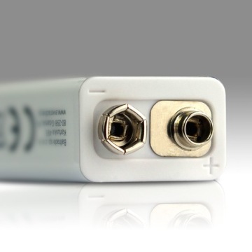 1 литий-ионный аккумулятор EverActive USB C, 500 мАч, 9 В/6F22