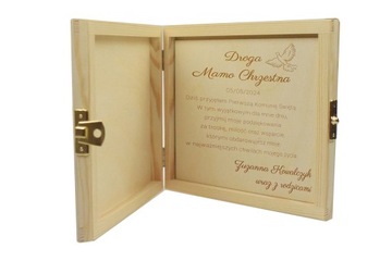 Благодарственная открытка крестным родителям за причастие