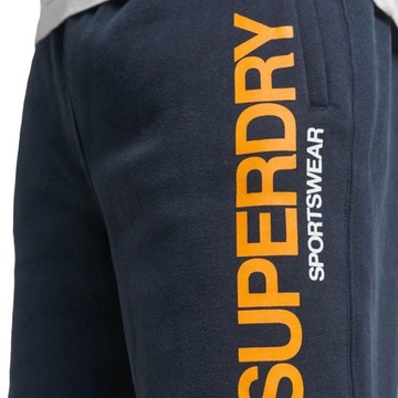 Szorty Męskie Superdry M7110392A98T CODE SPORTSWEAR LOOSE Granatowe L