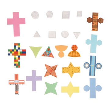 MODEL DEMONSTRACYJNY GEOMETRII PERSPEKTYWICZNEJ 3D SHAPES GEOMETRIC