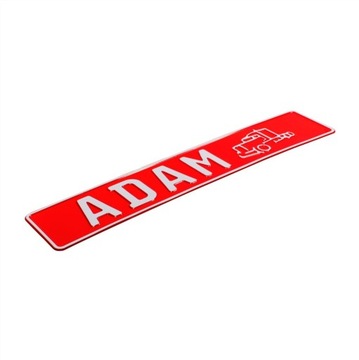 Tablice tłoczone, tuningowe ,imienne-aluminiowe.