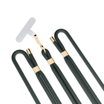 Шнур Magic Neck Cord Shoulder Lanyard для телефона 3mk EasyClip GREEN GOLD