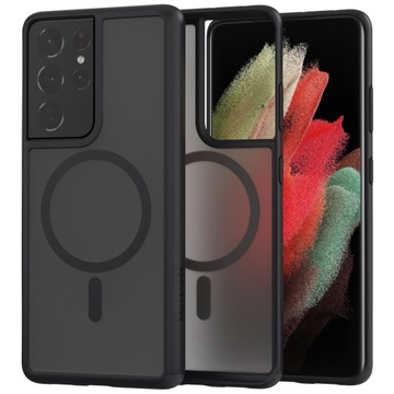 ETUI DO GALAXY S21 ULTRA HYBRID MAG CASE MAGNETYCZNE MATOWE DO MAGSAFE