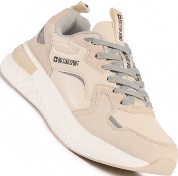 SNEAKERSY SPORTOWE BEŻOWE BIG STAR GG174465 R44
