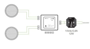 Kbsound Настенный Bluetooth-усилитель, 5 комплектов