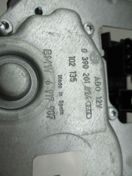 BMW X3 E83 MOTOREK MECHANIZMUS ZADNÍ STĚRAČE 6917907 0390201824
