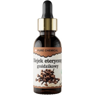 OLEJEK GOŹDZIKOWY NATURALNY OLEJEK ETERYCZNY GOŹDZIKOWY BEZ DODATKÓW 30ml
