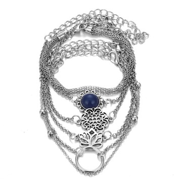 IPARAM Женский винтажный набор многослойных браслетов Art