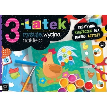 3-latek Rysuje, wycina, nakleja Aksjomat