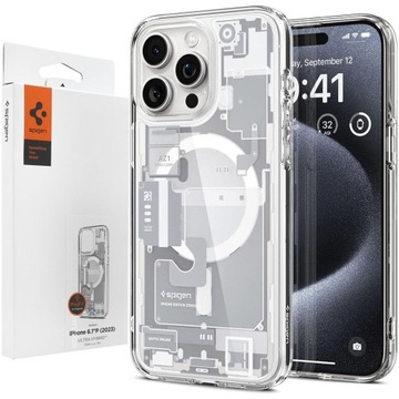 Etui SPIGEN Ultra Hybrid MagSafe Case ZeroOne do iPHONE 15 PRO, Plecki