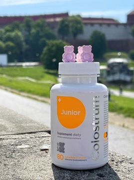 Suplementy dla dzieci Colostrum Junior Truskawka